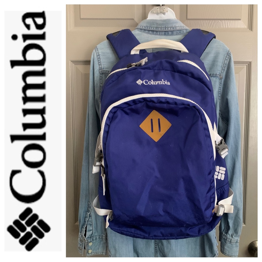 Cool VTG Columbia Slyder Backpack Laptop Bag Luggage School Hiking